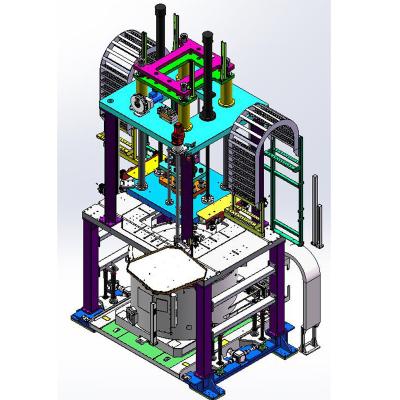 China Energy-saving and high effeciency full automatic pressure die casting machine for auto parts high quality aluminum subframe parts for sale