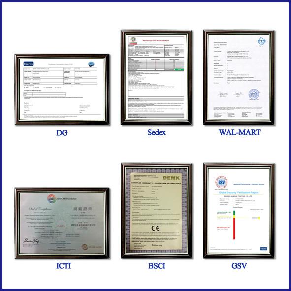 ICTI,BSCI,SEDEX,DG,GSV,WAL-MART - TGS Industrial Co.Ltd