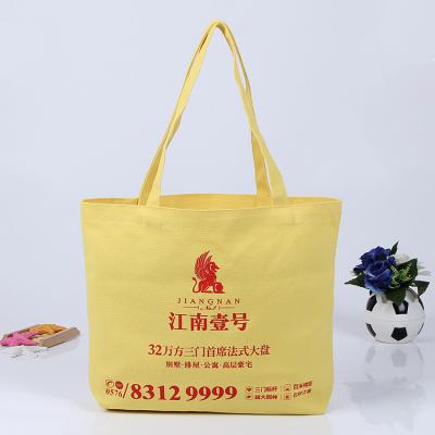 China Natural Color Fashionable 100% Cotton Canvas Tote Bags for sale