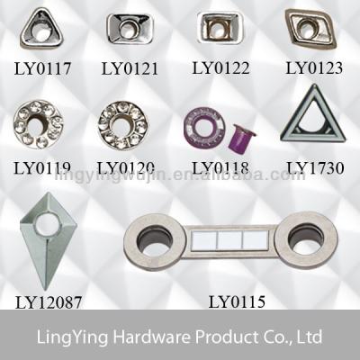 China Use in new 2014 clothing fashion types of decorative metal eyelets with rhinestones for clothing for sale