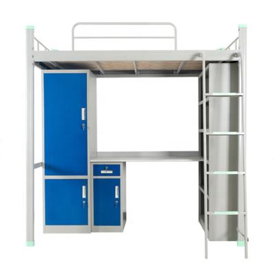 China Apartment Furniture Student Dormitory Bunk Bed Price with Slide for sale