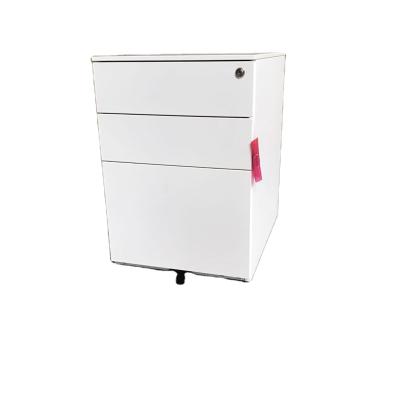 China cheap high quality 3 drawer mobile pedestal white metal file storage mobile pedestal for sale