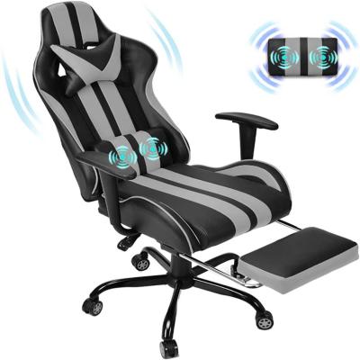 China ergonomic office pc anda seat floor mat rotin vr cushion new circle gaming chair with speaker and footrest for sale