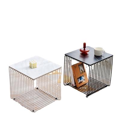 China Home Furniture Steel Side Storage Coffee Table for sale