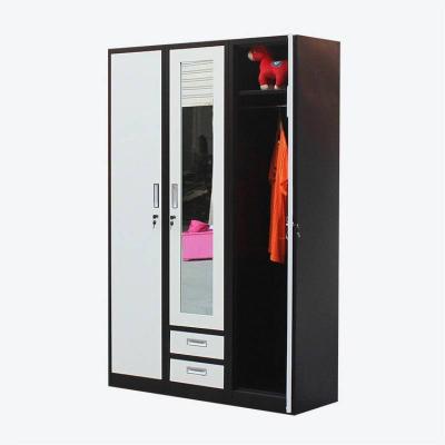 China modern design steel home office bedroom furniture metal tube clothes wardrobe closet for sale