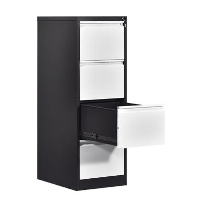 China Modern Office Furniture Vertical Steel 4 Drawer Filing Cabinet for sale