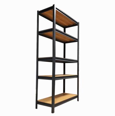 China Portable Adjusting Metal Cargo Wooden Goods Shelves Rack For Stock Storage Rack Shelf for sale