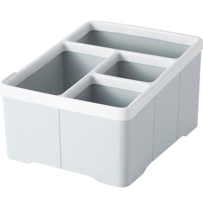 China Viable Home Office Size Storage Box Office Supplies Plastic Stationery Storage Box for sale