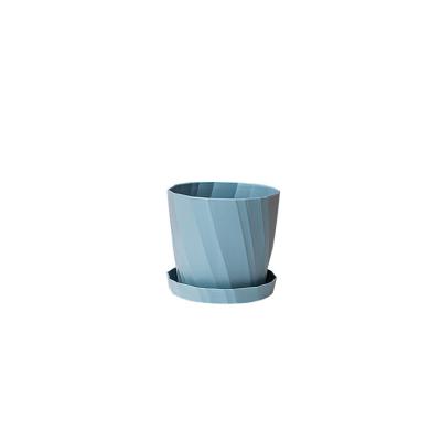 China Modern New Design Garden Multiple Sizes Home Decoration Round Garden Tools Colorful Plastic Flower Pots for sale