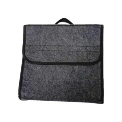 China Top Quality Widely Used Rectangle Dark Gray Black Red Travel Felt Storage Folding Bag for sale