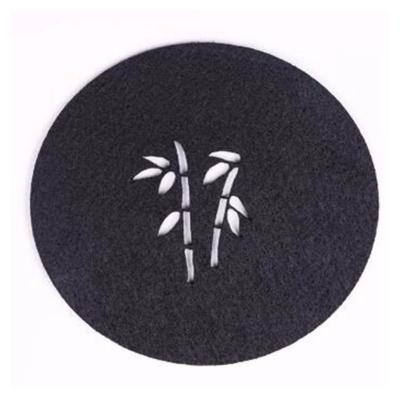 China Special Hot Selling High Quality Round Stocked Felt Coaster New Technology Soft Felt Coaster for sale