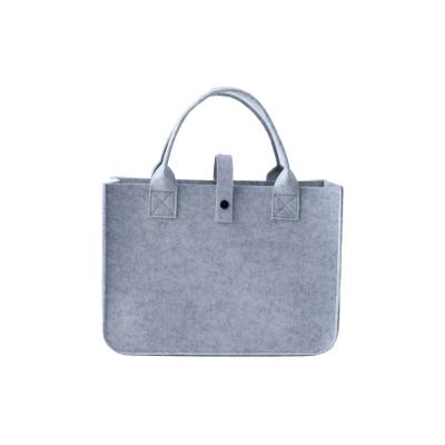 China Soft Economic Soft Custom Design Square Handled Felt Shopping Bag For Gift for sale