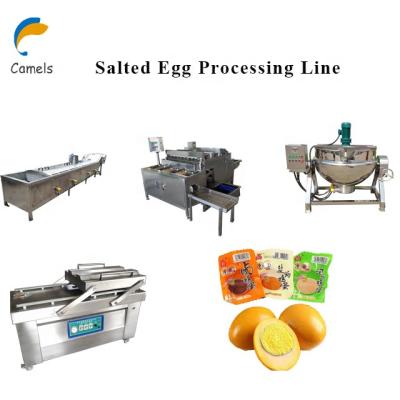 China Salted Egg Machine Chicken Egg Processing Line Egg Shelling Machine Egg Cooking Machine for sale