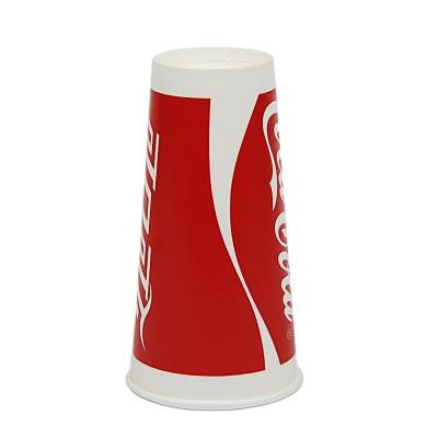 China Biodegradable Cup Creative Design Coke Latte Coffee Mug Milk Tea Coke Iced Paper Cup for sale