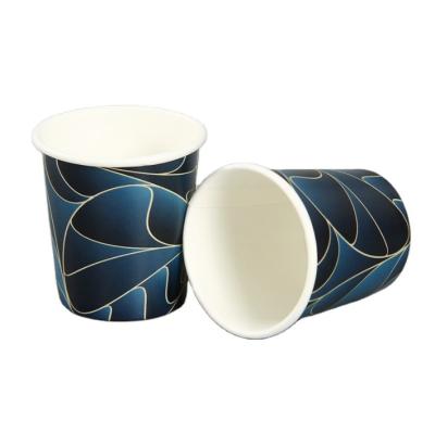 China 7 Ounce Handmade Single Wall Disposable Paper Cup Coffee Paper Cup for sale