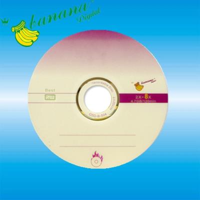 China Single Layer Banana Brand Printed Discs Wholesale Blank DVD Factory for sale