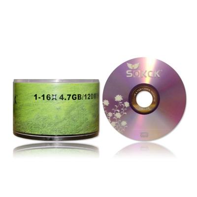 China China Wholesale Single Layer Blank Discs With 16X 50pcs Package Free Sample Blank Dvd for sale