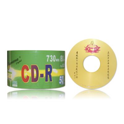 China High quality single layer CD-R CD-R 700MB 52X FLOWER banana design blank white BUDDHA high quality for sale