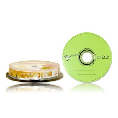 China HIGH QUALITY BANANA WHITE CD-RW 700MB 4-12X GRAY Single Layer for sale