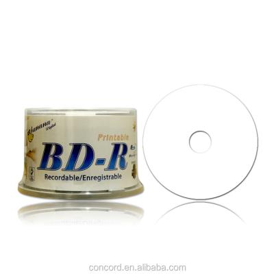 China Banana BD R 50GB A Grade 50pieces Single Layer White Blu Ray for sale