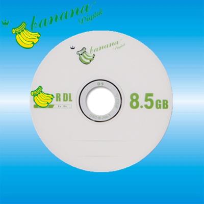 China Dual Layer Banana DVD+R DL D9 8.5gb 240min Dual Layer 8xspeed Media Dvd for sale