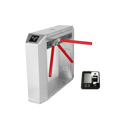 Cina Stainless Steel Tripod Turnstile Gate Control Fingerprint RS485 Communication Interface  Automatic in vendita