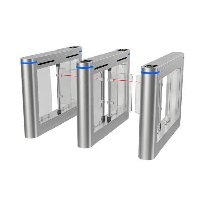 Cina 2021 Ankuai Factory Discount Eazy Install Fast-moving Swing Barrier Turnstile Gate With Face Recognition in vendita