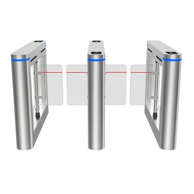 Cina 2021 Advanced Swing Turnstile Gate Remote Motor Control Technology For Supermarket in vendita