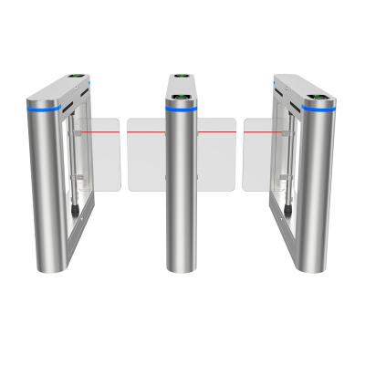 Cina Access Control Gate Smart Card Supermarket Barrier Automatic Opening Swing Turnstile in vendita