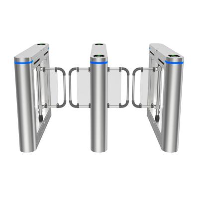 中国 Access Control Gate Smart Card Supermarket Barrier Automatic Opening Swing Turnstile 販売のため