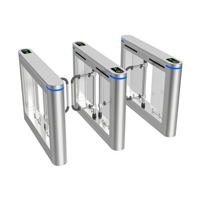 Cina Gate Smart Card Swing Turnstile Gate Supermarket Barrier Automatic Opening Access Control in vendita