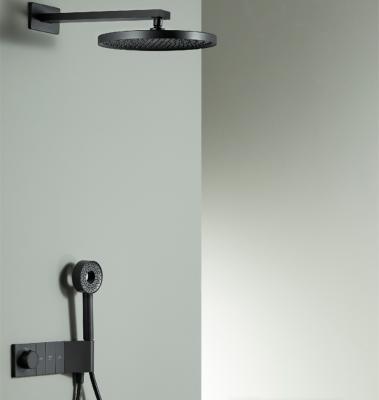 China With sliding bar AXENT.ZERO 6 function concealed thermostatic shower system with 300mm rain shower for sale