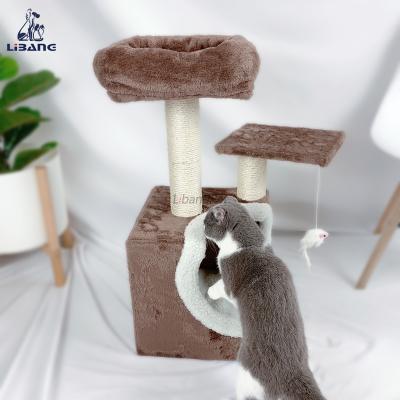 China Large Round Cat Tree And Pet Product Cat Tree And Soild Wood Cat Tree Of Viable Hot Sale Price for sale