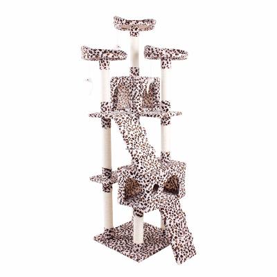 China Sustainable Pet Applies Sisal Kitten Tree House For Tree Wholesale Cat Tree House For Tree Climber And Sycamore for sale