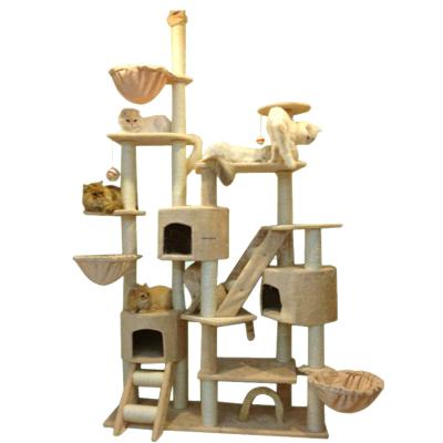 China Cheap Viable Cat Cactus Tree Purrshir Cat Tree and Large Cat Scratching Tree for sale