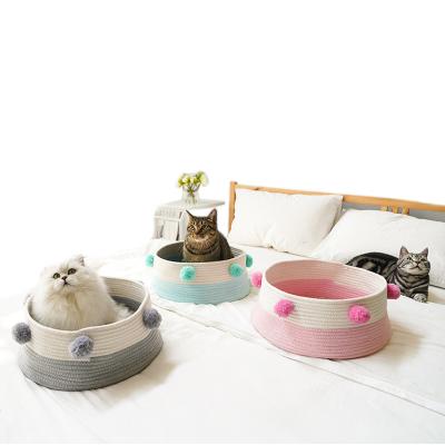 China High Quality Sustainable Cat And Dog Bed Knit Pet Bed From Pet Accessories Manufacturers for sale