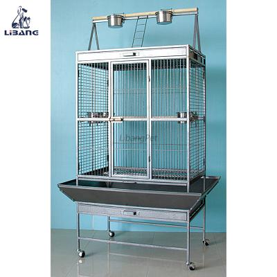 China Sustainable Bird Breeding And Showing Stainless Steel Hardware Big Bird Cage for sale