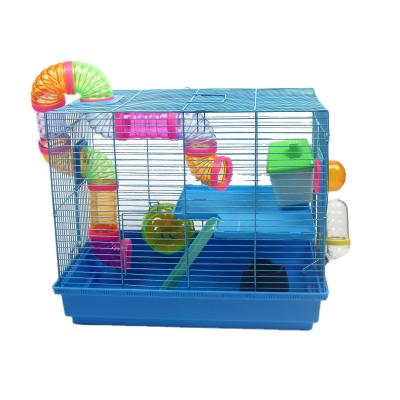 China New Arrival High Quality Foldable Luxury Plastic Hamster Cage Breathable for sale