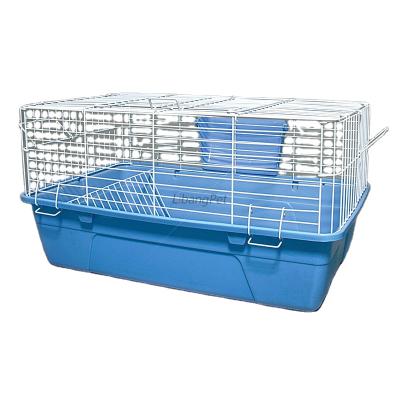 China High Quality Plastic Folding Rabbit Hutch Rabbit Breathable Newcomer Rabbit House Cage for sale