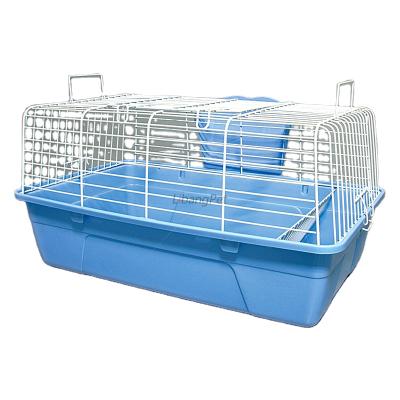 China New Arrival Breathable Small Pet Cage Plastic Rabbit Wire Home Folding Cage for sale