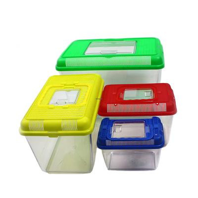 China New Arrival Sustainable Multicolor And Size Plastic Aquarium For Turtle, Lizards for sale