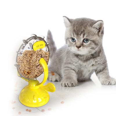 China 2021Pet Viable Cat Ferris Wheel Leaking Food Pet Cat Toy Cat Training Products for sale