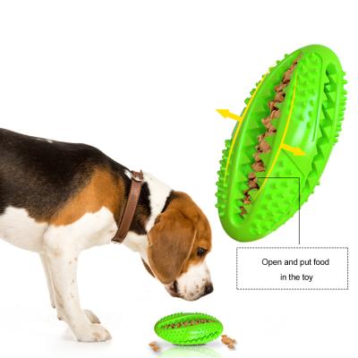 China Sustainable High Quality Tooth Food Bite Filling Cleaning Use Playing Rubber Dog Toy for sale