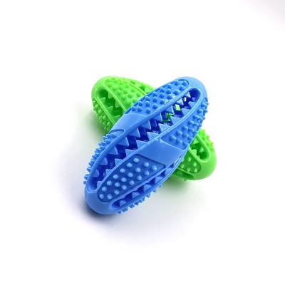 China Sustainable High Quality Tooth Cleaning Soft Durable Dog Toy Rubber Ball for sale