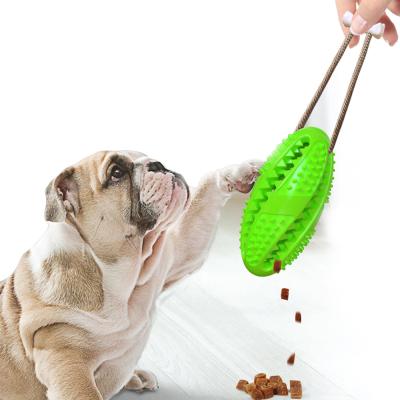 China New Design Sustainable High Quality Factory Direct Supply Rubber Dog Toy Set With Rope for sale