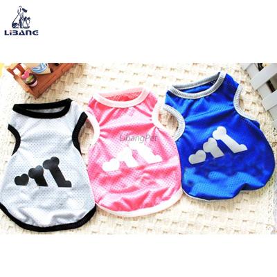 China 2021 Viable Cooling Pet Vest Adidog Dog Clothes Cheap for sale