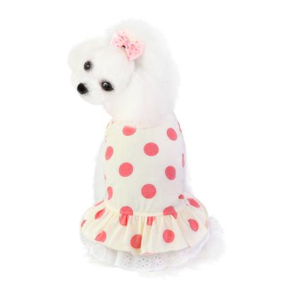 China Viable High Quality Wholesale Cute Dog Apparel Summer Factory Dog Fancy Dress For Dogs For Dogs for sale