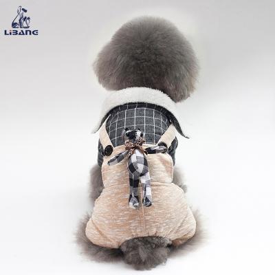 China Factory Direct Supply Viable 2018 Winter Kind Plaid Pet Supplies Dog Clothes for sale