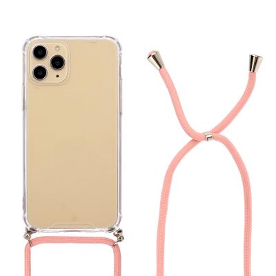 China Necklace TPU Phone Case Chain Cross - Body Neck Strap / Rope Case / Rope Cell Phone For Iphone 11 pro Xs/XR/X/8/7/6 Plus Phone Cover For iPhone for sale