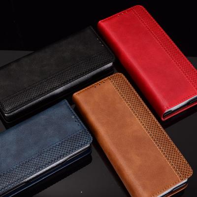 China Retro Anti-fall Modern Design PU Leather Case Pure Color Folding Phone Case Cover For Samsung Z Fold 2 for sale